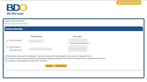 Login to BDO Online Banking.